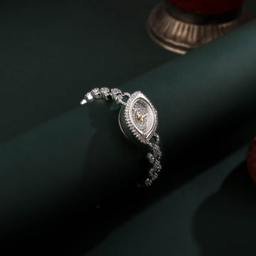 Sparkling Radiance Luxury Women Watch With Cubic Zirconia Elegance