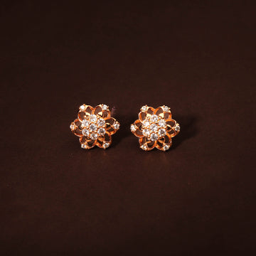 Absolute Gorgeous Floral Inspired CZ Studded Earring For Women